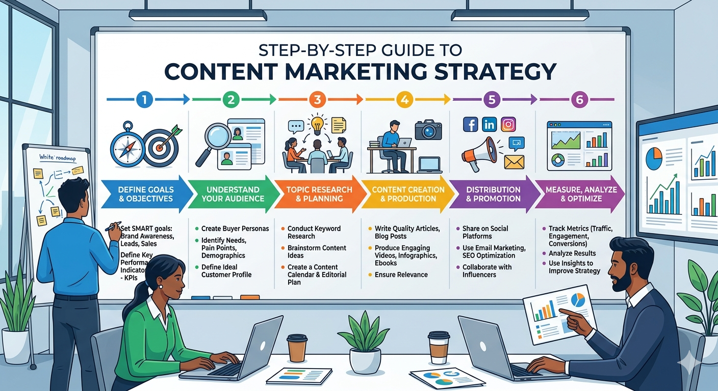 Content Marketing Strategy: Step-by-Step Guide
